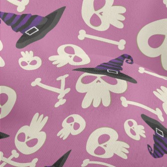 Skull And Witch Hat Lightweight Performance Linen