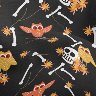 Skull And Owl Lightweight Performance Linen