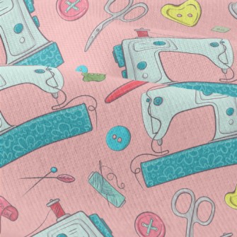 Sewing Machine And Scissors Modern Jersey