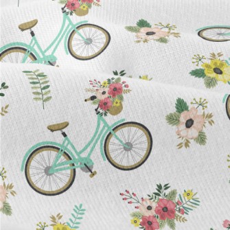 Flower Decoration Bicycle Modern Jersey