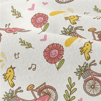 Happy Flower Bicycle Modern Jersey