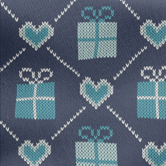 Love Gift Knitting Jersey Backed Fleece