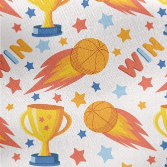 Basketball Championship Trophy Jersey Backed Fleece