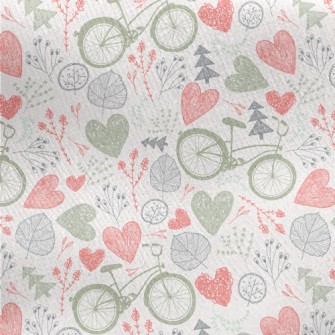 Bicycle Garden Tour Jersey Backed Fleece