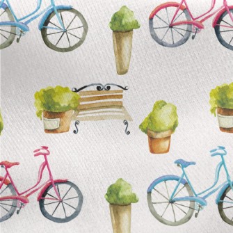 Benches And Bicycles Jersey Backed Fleece