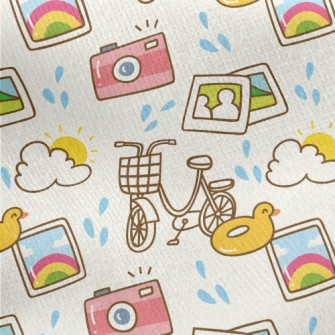 Cycling Around The Island Reco Jersey Backed Fleece