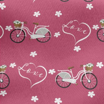 Love Bike Jersey Backed Fleece