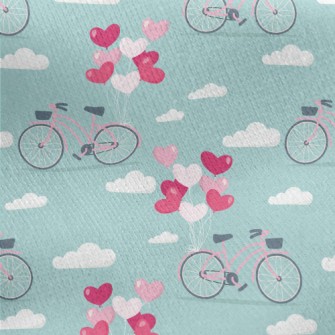 Love Balloon Bike Jersey Backed Fleece