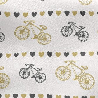 Double Center Bicycle Jersey Backed Fleece