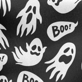 Horror Expression Ghost Jersey Backed Fleece