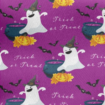 Witch Hat Ghost Jersey Backed Fleece