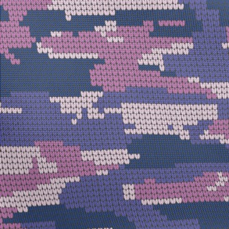 Artistic Camouflage Knit Pongee