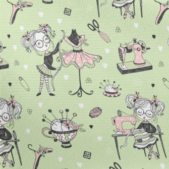 Professional Tailor Girl Pongee