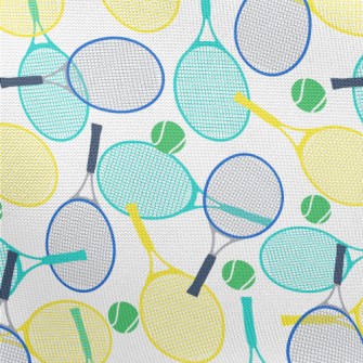Tricolor Tennis Racket Pongee