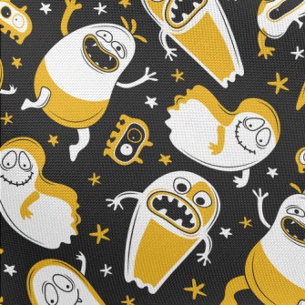 Happy Halloween Ghosts Pongee