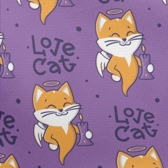 Candle Ghost Cat Pongee