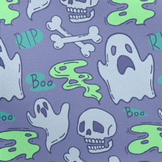 Scary Skull Ghost Pongee