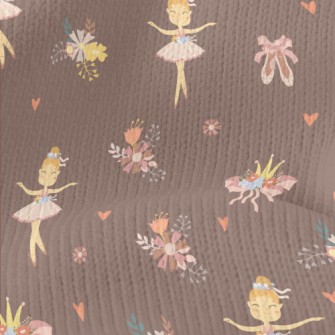 Elegant Ballet Dancer Stretch Jersey