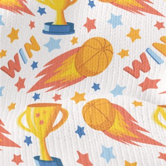 Basketball Championship Trophy Stretch Jersey