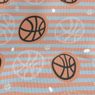 Basketball Stripes Stretch Jersey