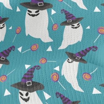 Evil Smile Emoji Ghost Stretch Jersey