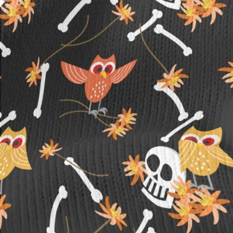 Skull And Owl Stretch Jersey