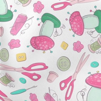 Sewing Kit Buttons Lightweight Cotton Poplin