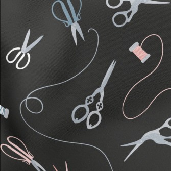 Old Style Tailor Scissors Lightweight Cotton Poplin