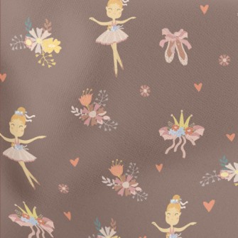 Elegant Ballet Dancer Lightweight Cotton Poplin