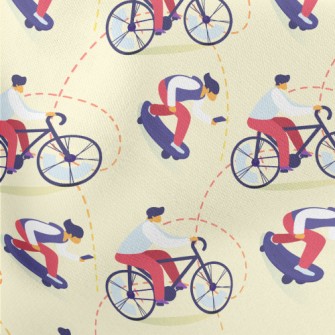 Bicycle Skateboard Boy Lightweight Cotton Poplin