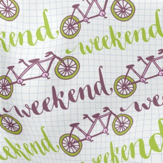 Weekend Tandem Bicycle Lightweight Cotton Poplin