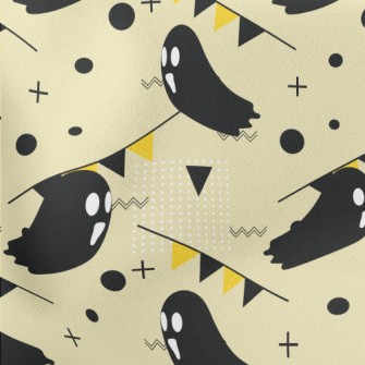 Happy Flying Ghost Lightweight Cotton Poplin