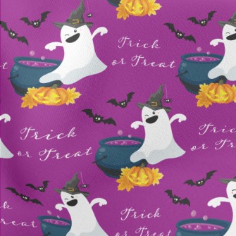 Witch Hat Ghost Lightweight Cotton Poplin