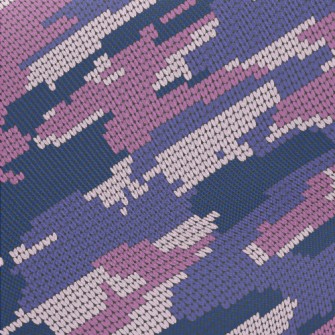 Artistic Camouflage Knit Midweight Cotton Poplin