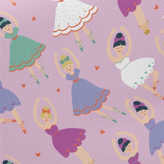Beautiful Ballet Girl Midweight Cotton Poplin