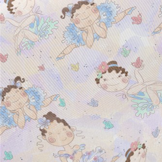 Ballet With The Birds Midweight Cotton Poplin