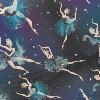 Ballet Dancer Under The Stars Midweight Cotton Poplin