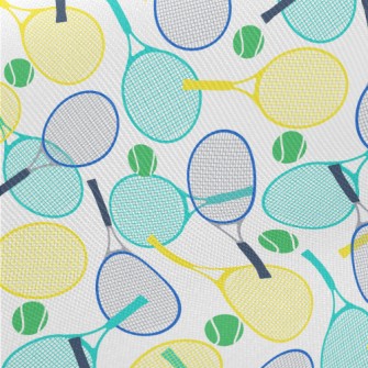 Tricolor Tennis Racket Midweight Cotton Poplin