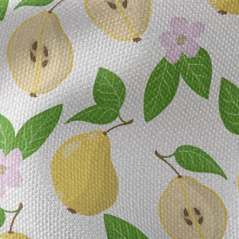 Plump Fruit Pear Waterproof Canvas
