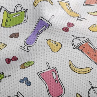 Cartoon Nutritious Vegetable J Athletic Mesh Flat Back