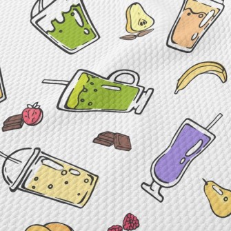 Cartoon Nutritious Vegetable J Birdseye Piqué