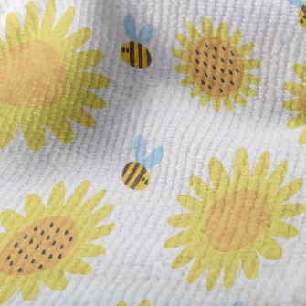 Sunflowers And Bees Terry