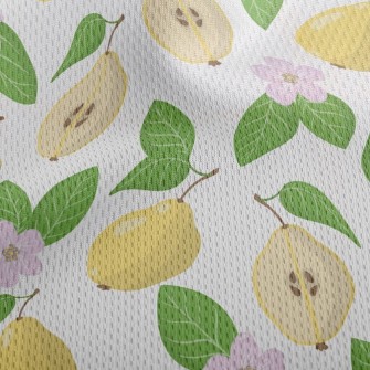 Plump Fruit Pear Athletic Mesh Flat Back