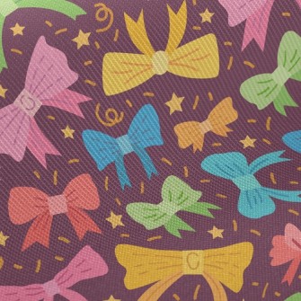 Colorful Bows Twill