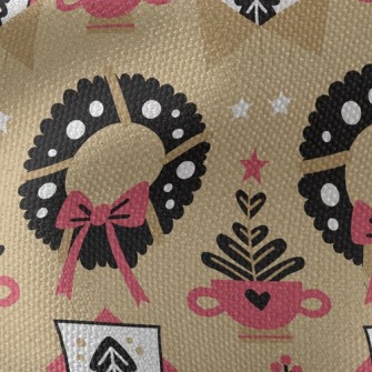 Christmas Decoration Wreath Waterproof Canvas