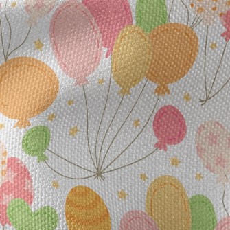 Childlike Geometric Balloons Waterproof Canvas