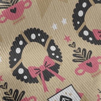 Christmas Decoration Wreath Standard Corduroy