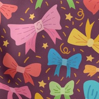 Colorful Bows Stretch Ponte