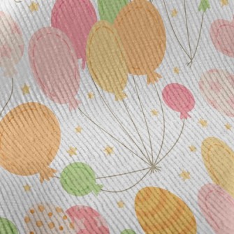 Childlike Geometric Balloons Standard Corduroy