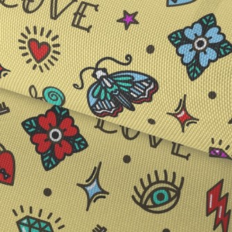 Nostalgic Funny Things Waterproof Oxford
